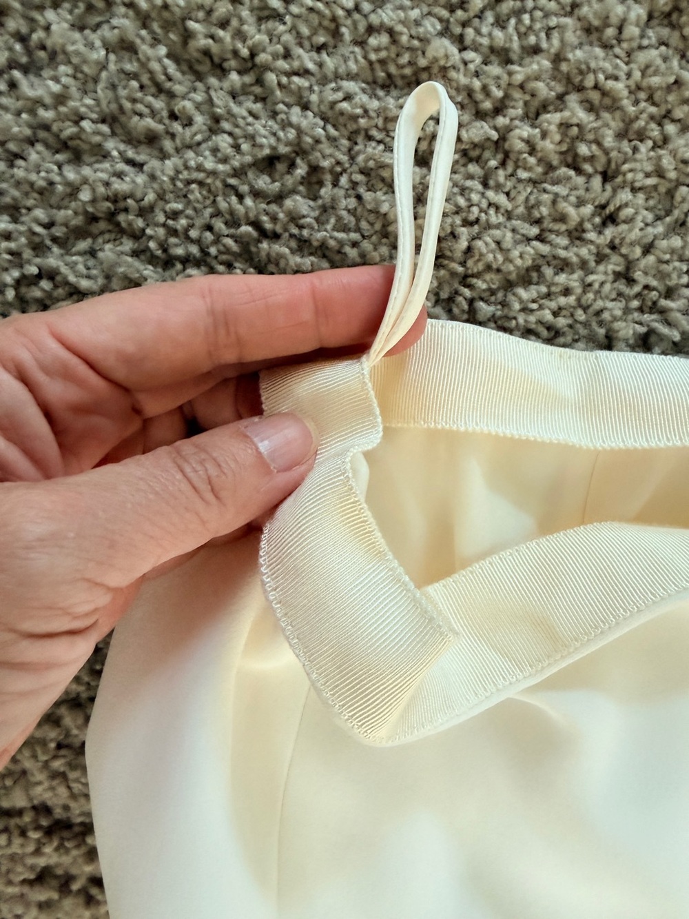 The Row Off White Split Hem Trousers - Picture 7 of 13